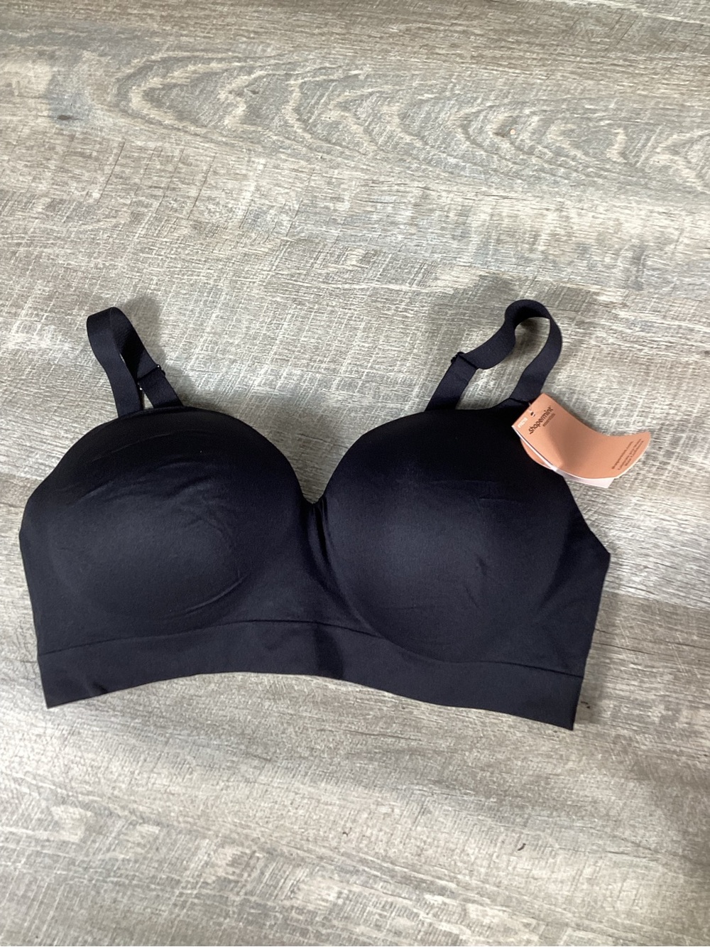 Shapermint Essentials Everyday Empower Contour Wireless Bra Black 3XL NWT